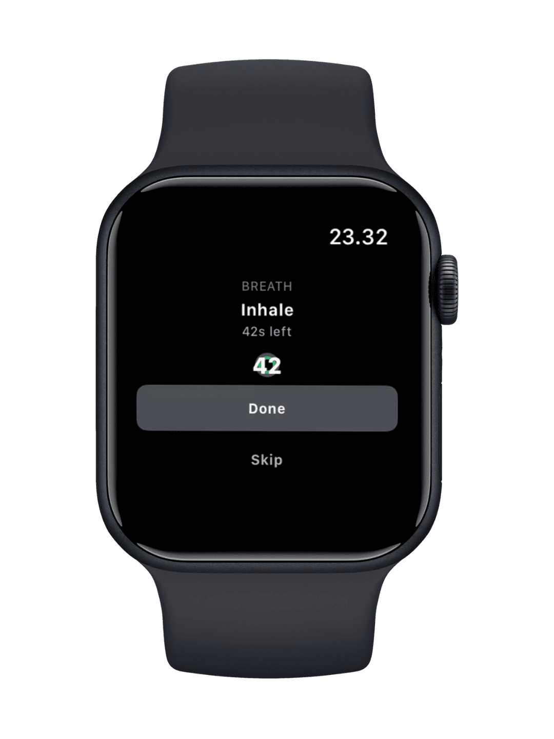 CalmPulse BP (Apple Watch) mockup 2